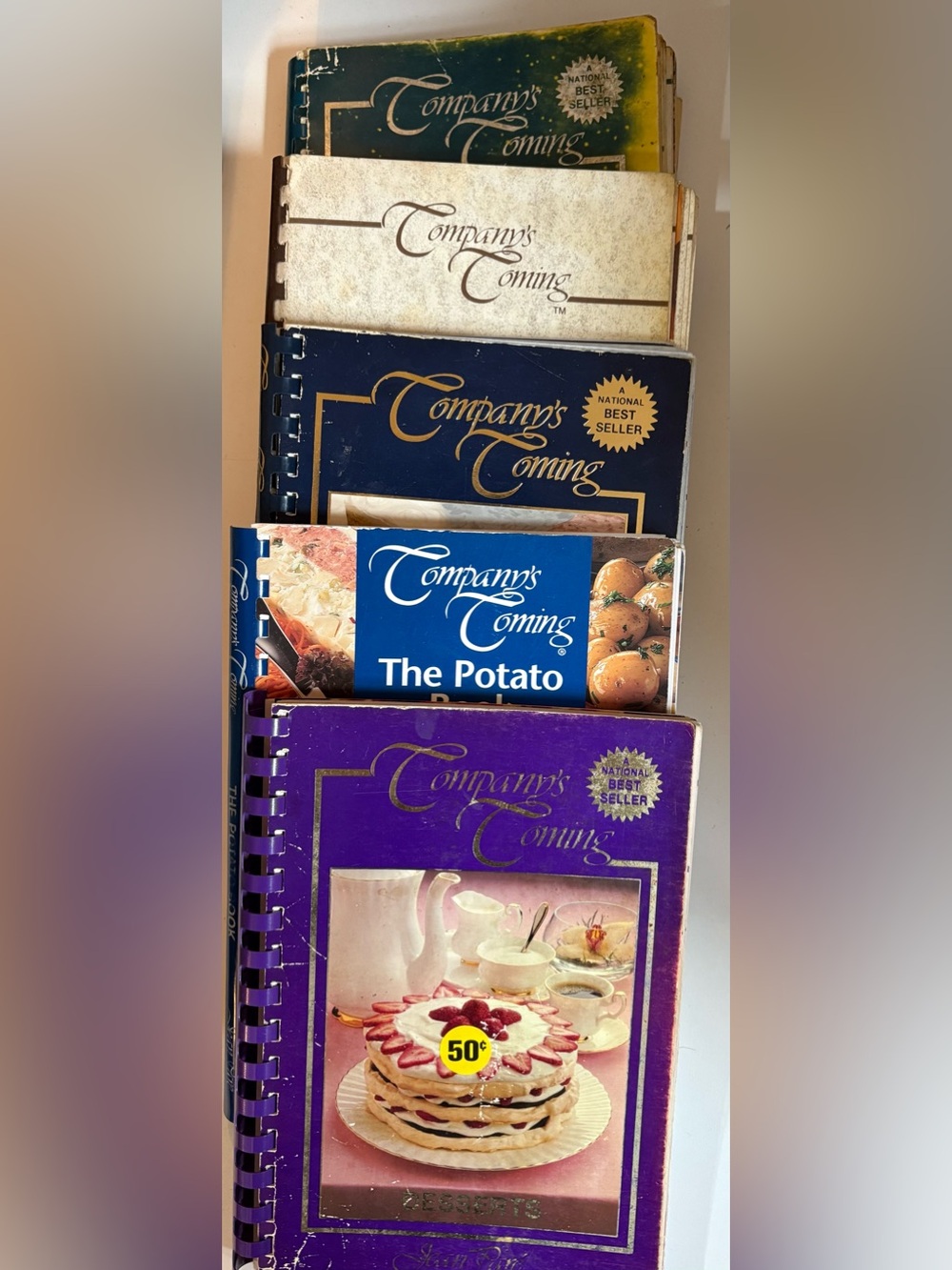 Company's Coming Cookbook Set Lot by Jean Paré Muffins, Cookies, Cakes, Desserts